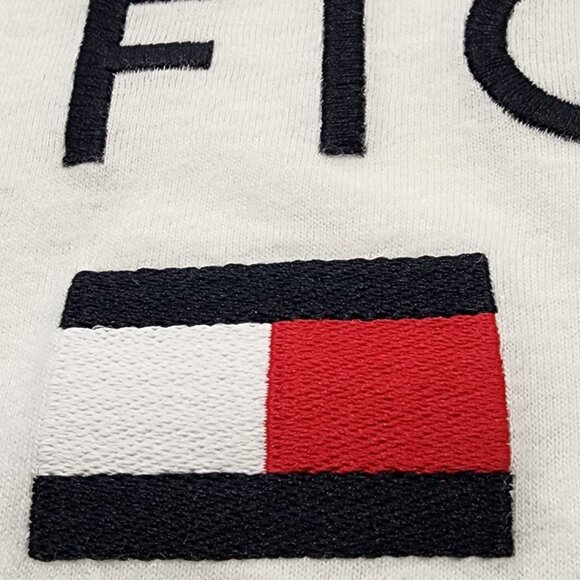 Tommy Hilfiger Men's Short-Sleeve Crewneck Embroidery T-Shirt 2XL White - Picture 7 of 10